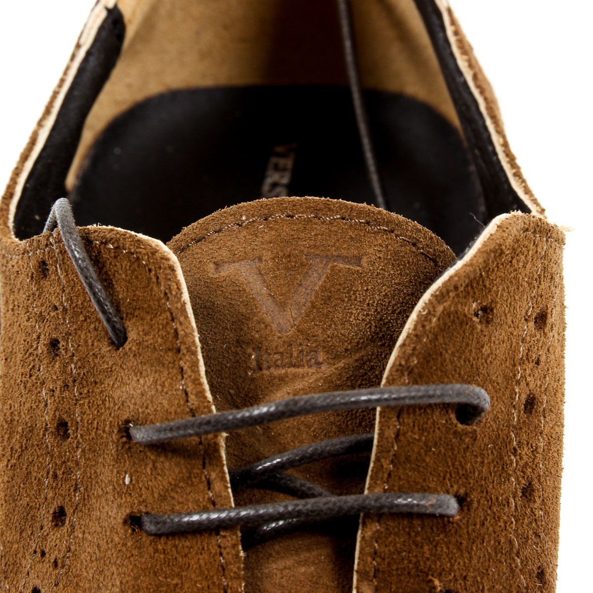 V 1969 Italia Scarpa Oxford Brogue da uomo
