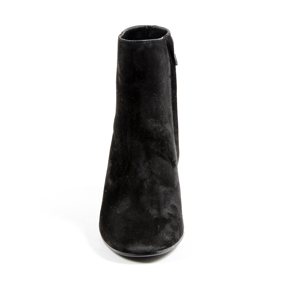 V 1969 Italia Stivaletto con tacco da donna nero MAD
