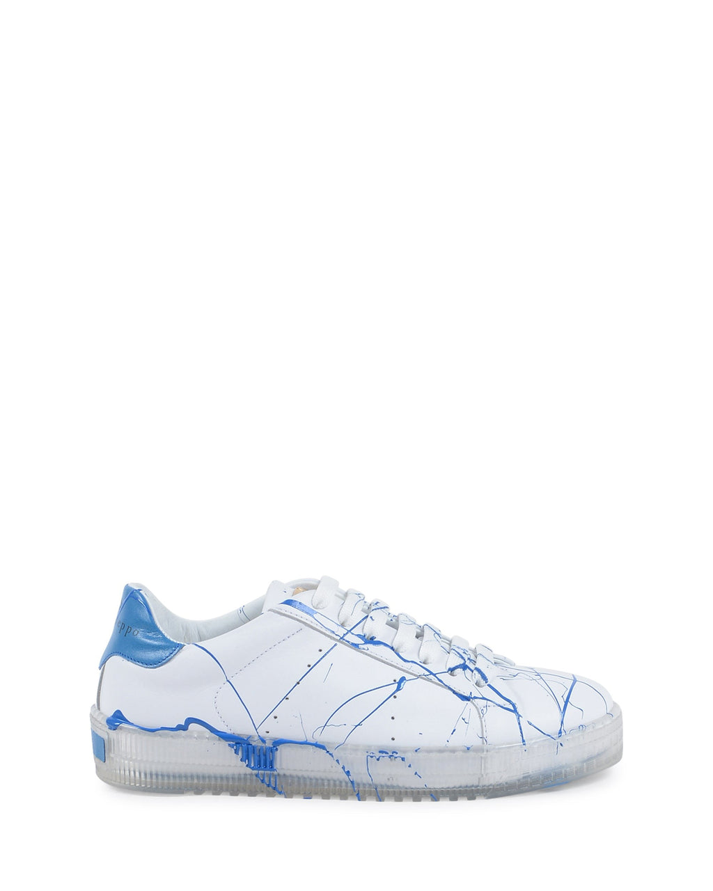 Sneaker Splatter - Bianco Azzurro