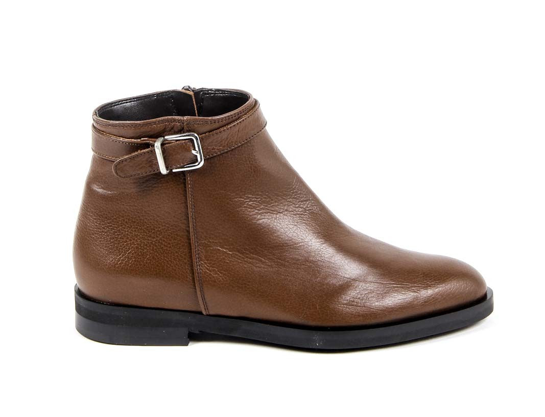 Stivaletto Donna V 1969 Italia B1965 VITELLO BOTTOLATO CUOIO