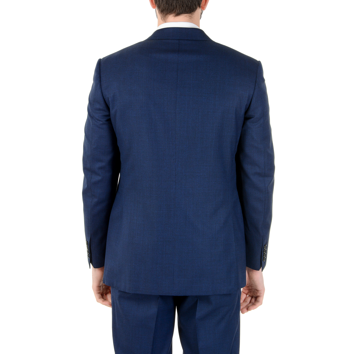 Abito da uomo Canali maniche lunghe blu Super 150's