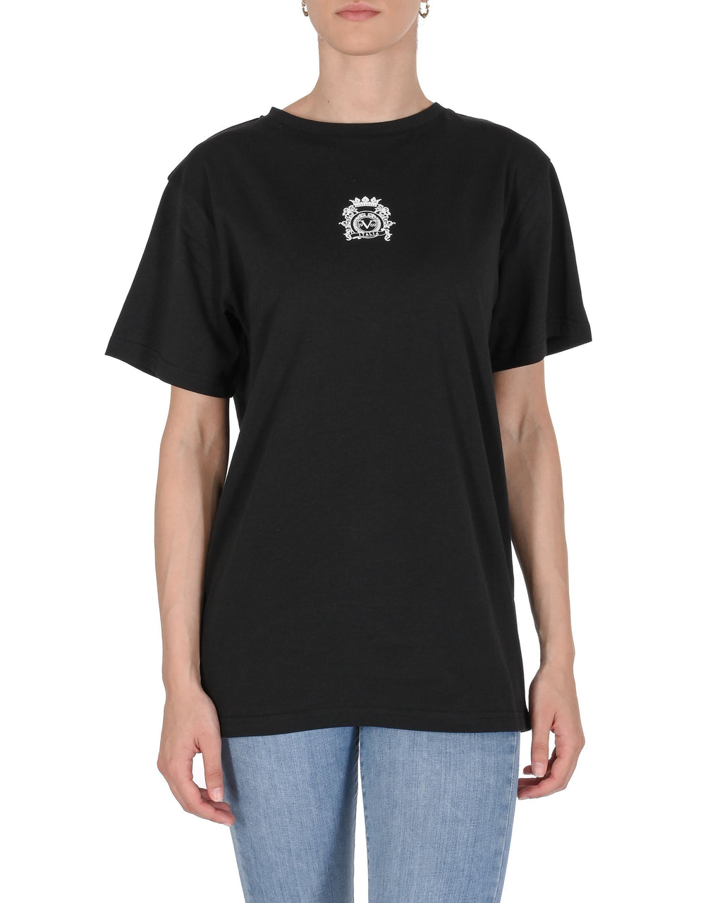 19V69 Italia T-shirt lunga da donna VSC1WTS02 NERO