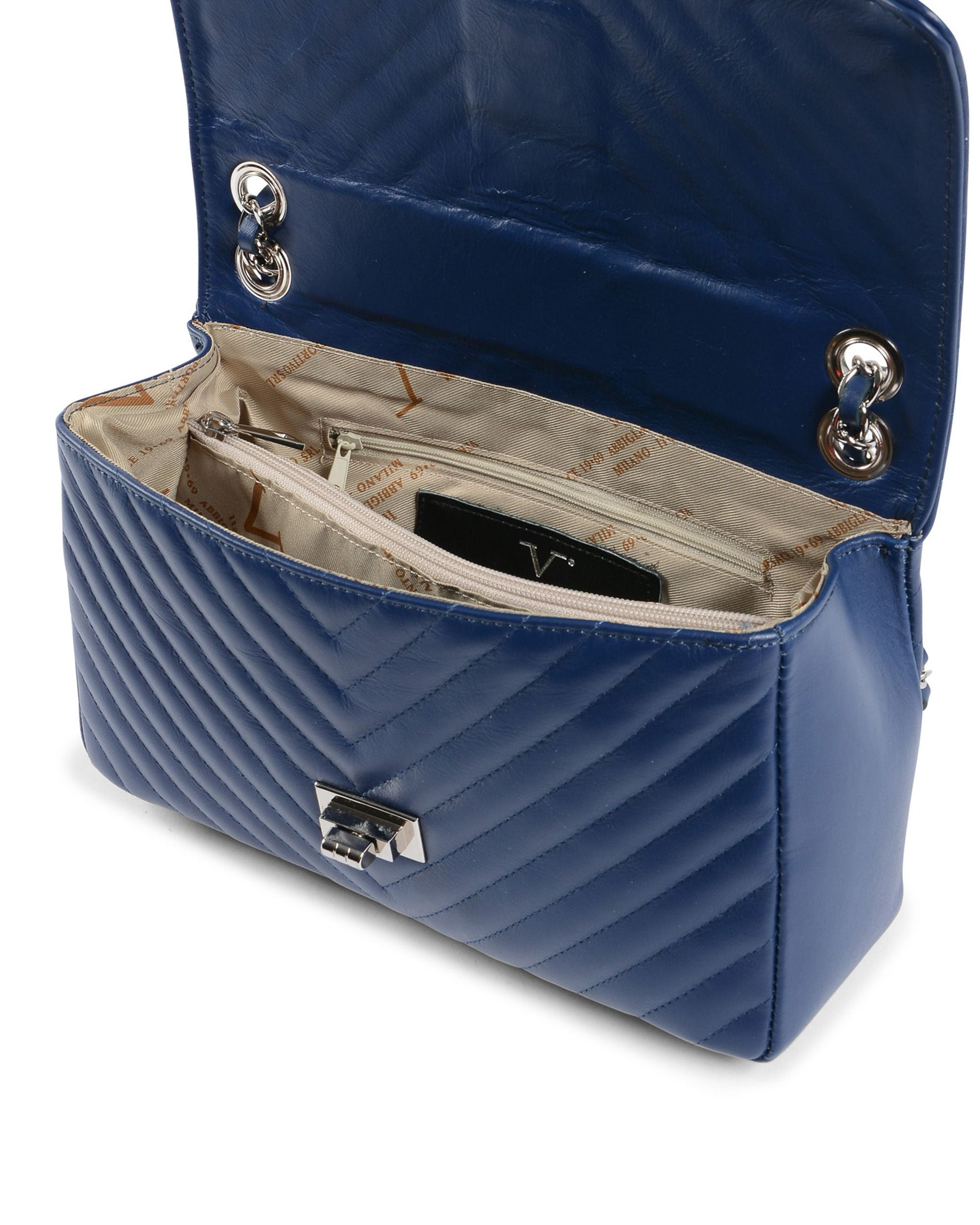 V Italia Borsa da donna Blue Jeans V0116 SAUVAGE BLUE JEANS