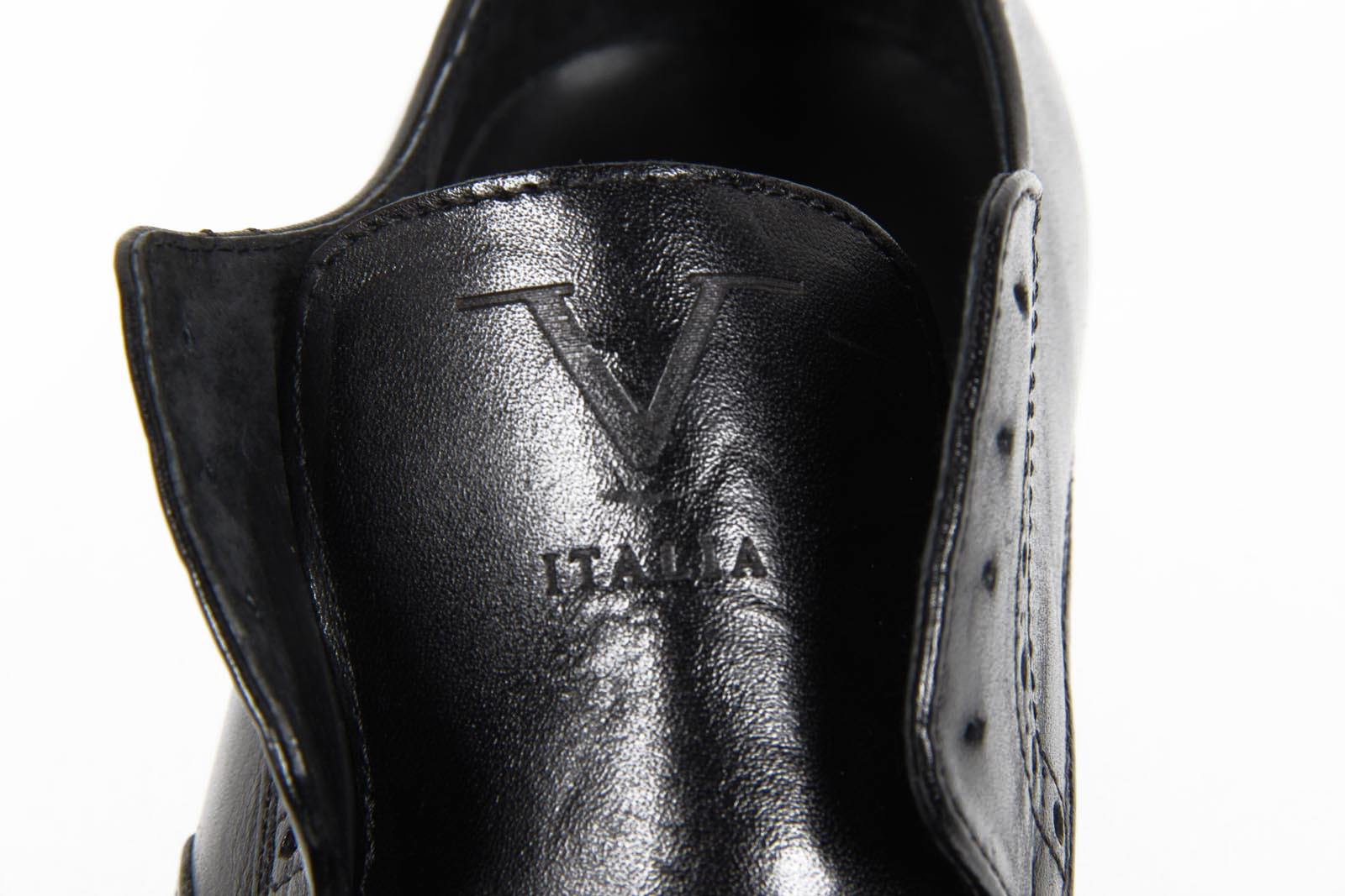 V 1969 Italia scarpe classiche da uomo 1859 CRUST NERO