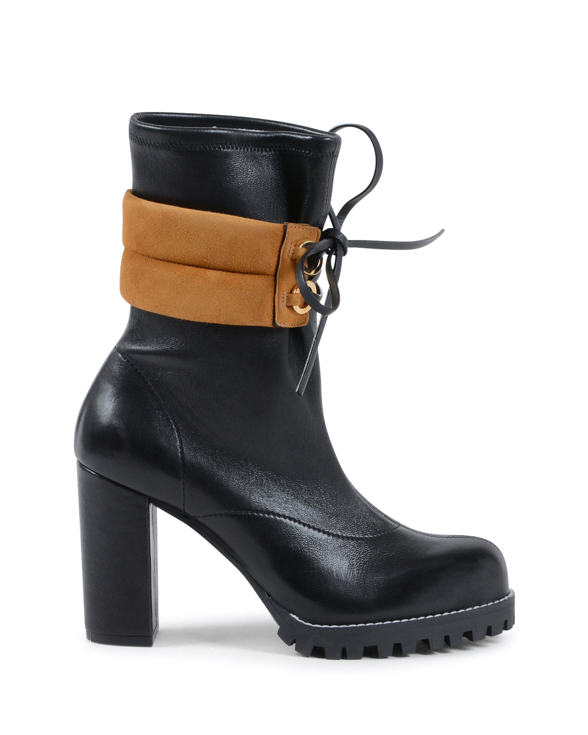 Stuart Weitzman Stivaletto corto da donna nero BRONWYN