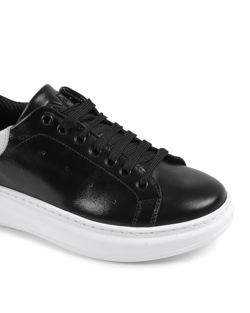 Sneaker Uomo 19V69 Italia Nero Bianco 720 PELLE NERO PELLE BIANCO