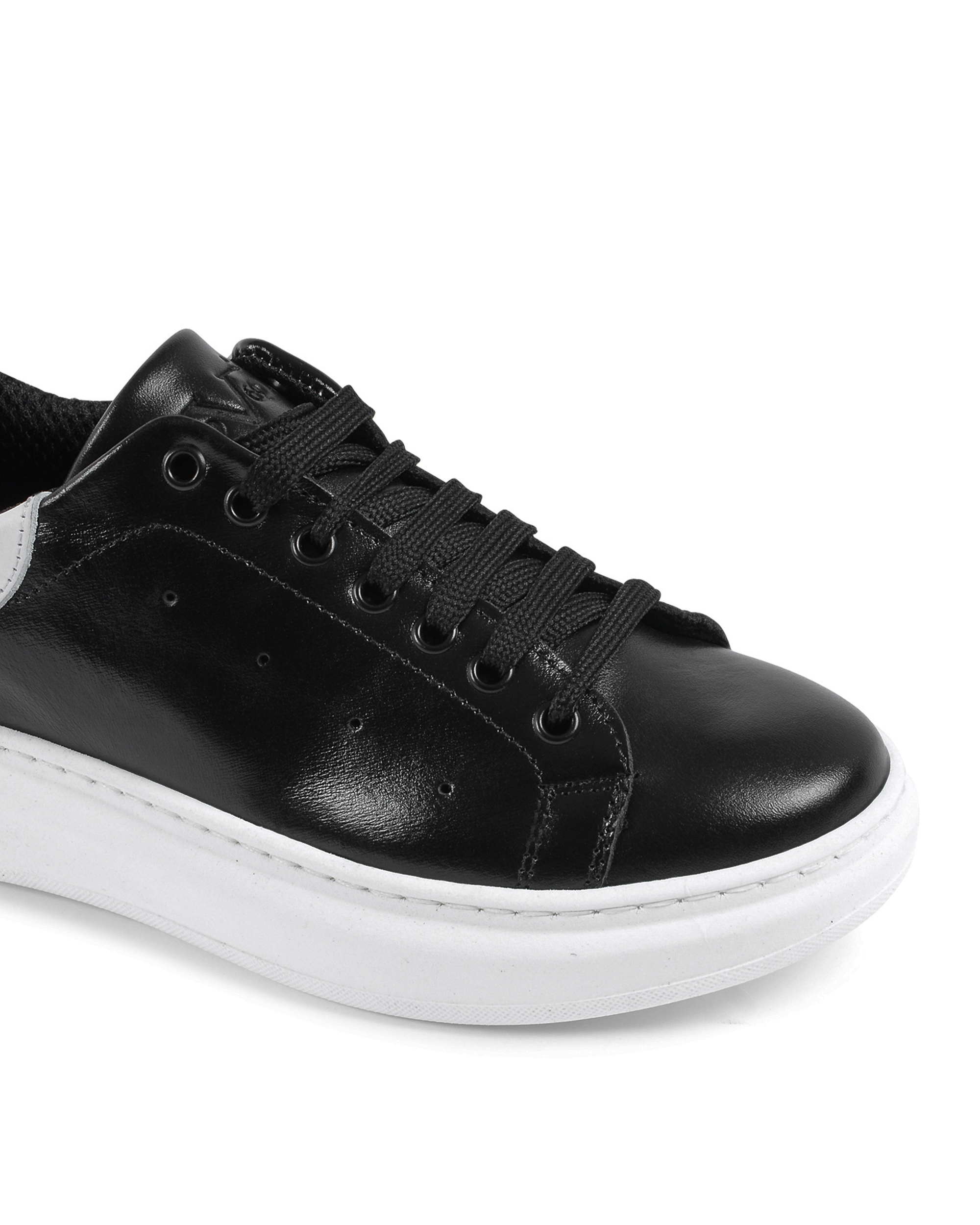 Sneaker Uomo 19V69 Italia Nero Bianco 720 PELLE NERO PELLE BIANCO