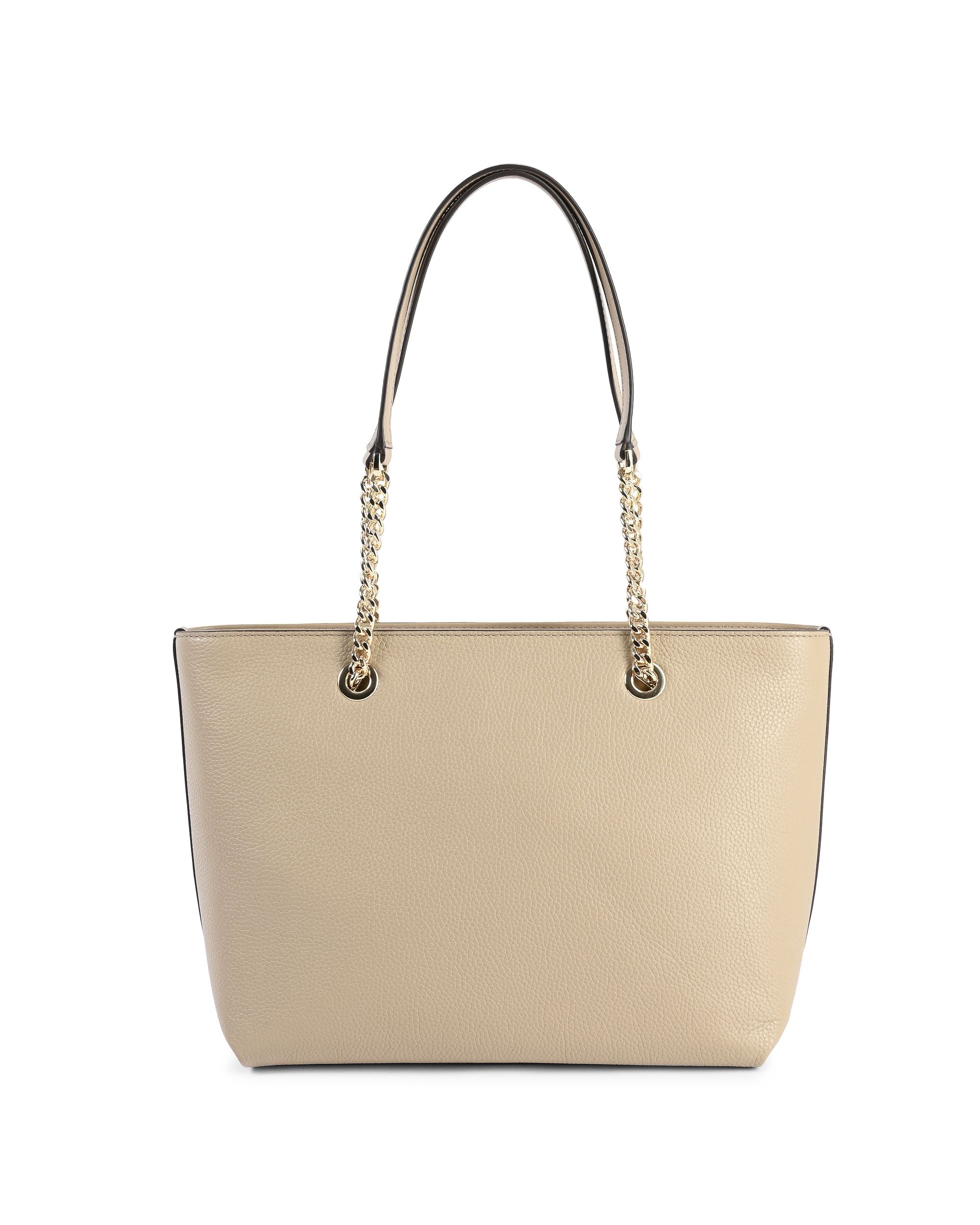 Borsa tote con catena e cerniera frontale di medie dimensioni Michael Kors 35F2GTTT2L CAMMELLO
