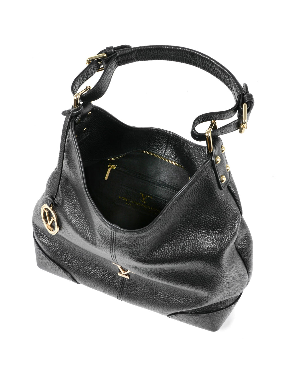 Borsa a Spalla Donna V Italia Nera V319 52 DOLLARO NERO