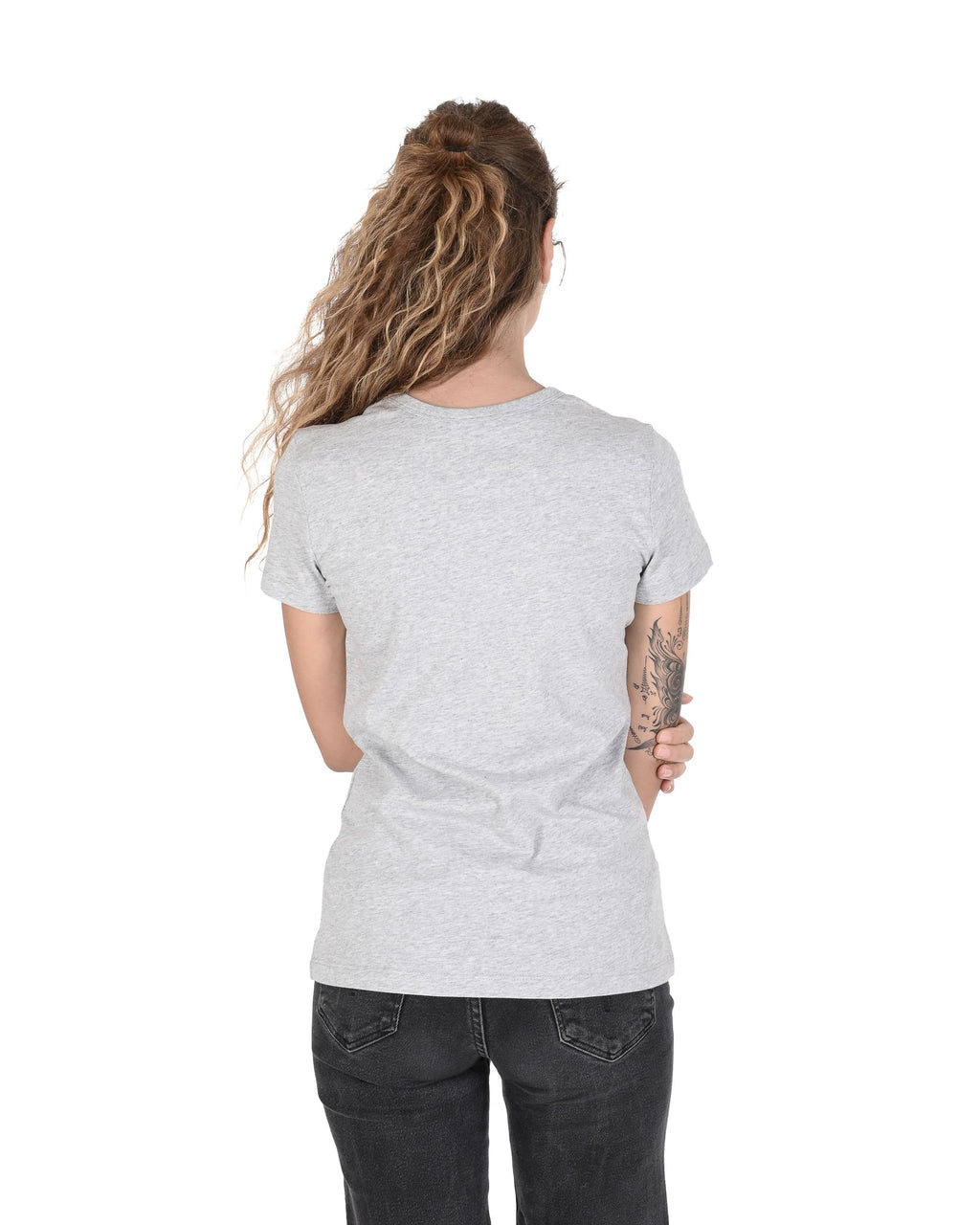 T-shirt da donna Love Moschino W 4 F73 69 M 3876 A966 MEL.GRIGIO CHIARO