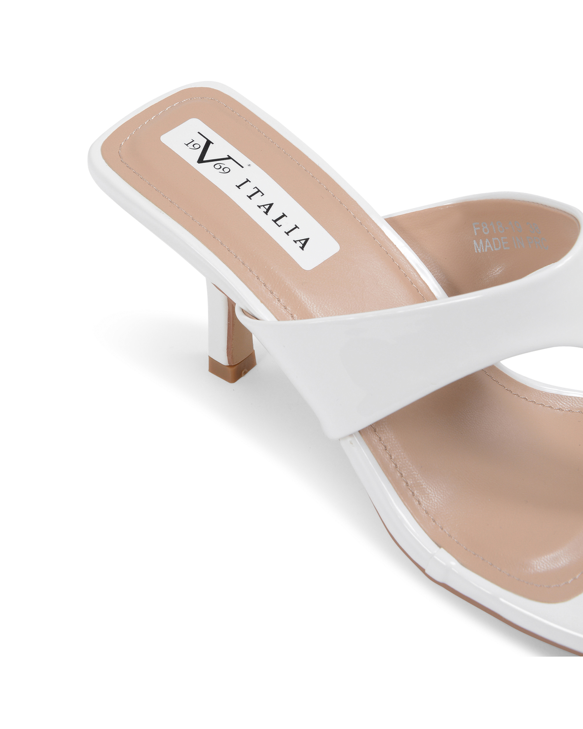 19V69 Italia Sandalo Mule da Donna Bianco V81819 BIANCO