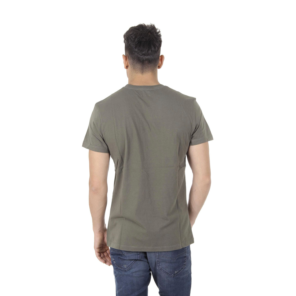 Diesel T-shirt da uomo a maniche corte con scollo rotondo 00SC4C R091B 51F T-HITA SINGLE JERSEY-RAGS