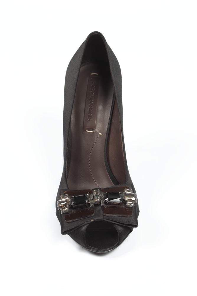 Max Azria - Décolleté da donna con punta aperta MA-ISHA BLACK