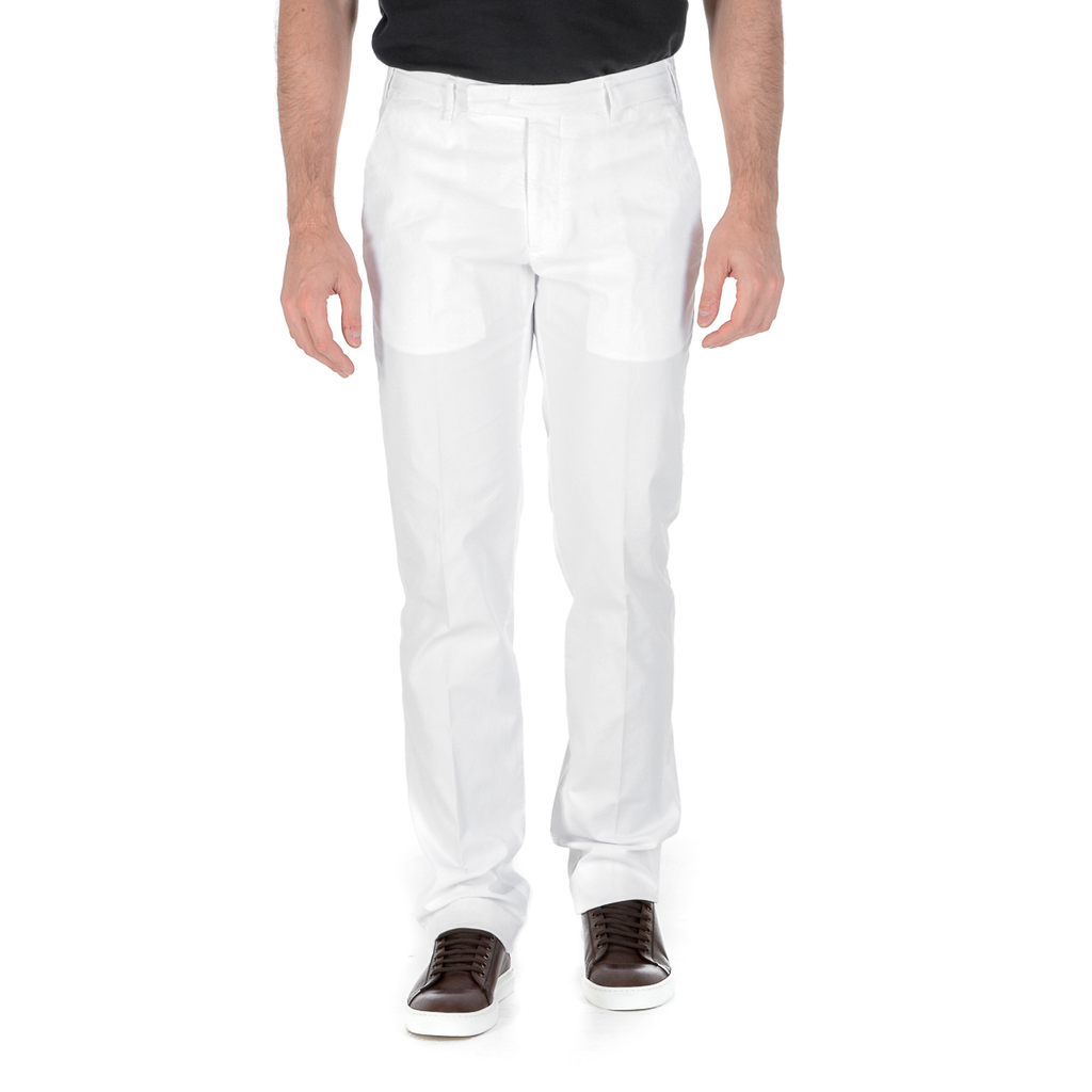 Pantaloni Armani Collezioni Uomo Bianchi