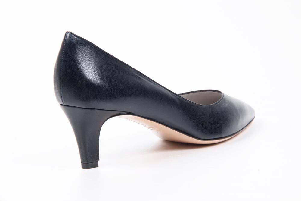 Décolleté da donna con tacco gattino V 1969 Italia 5534-LID55 PE ELIOS15BL CAPRETTO ELIOS BLU PRUSSI