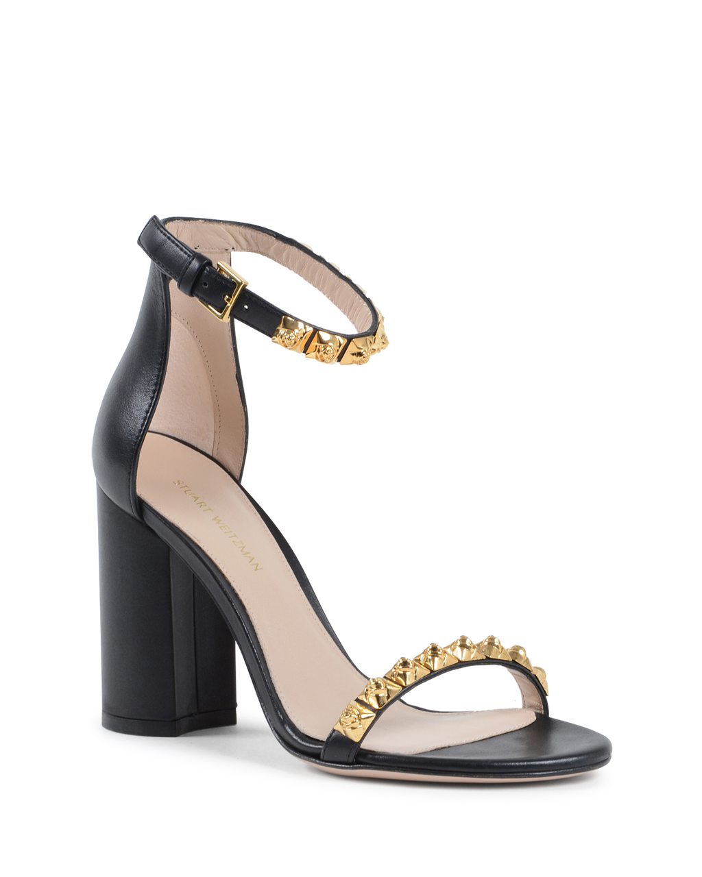Sandalo con cinturino alla caviglia da donna Stuart Weitzman, nero ROSEMARIE