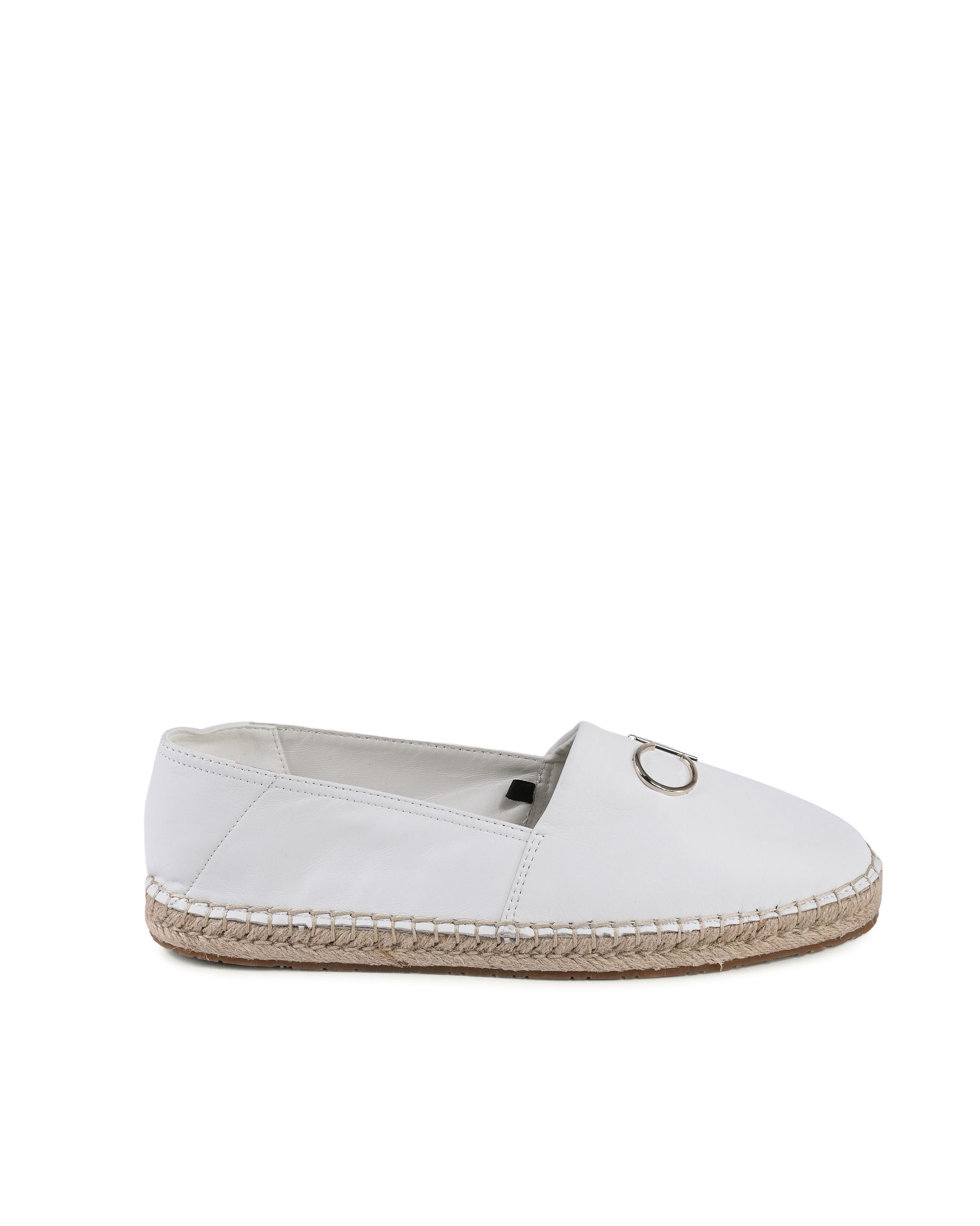 Espadrillas da donna Calvin Klein bianche HW0HW00740YAF