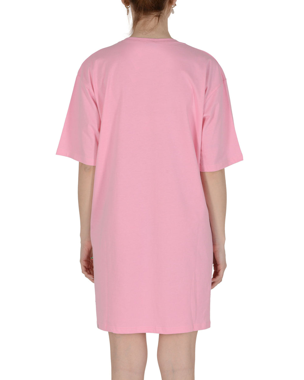 19V69 Italia Womens Longline T-Shirt Rosa VESTITO PINK
