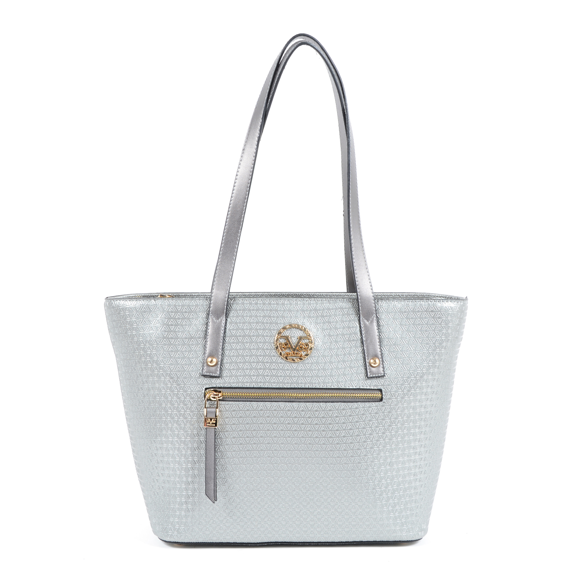 19V69 Italia Borsa da donna argento 2410 SILVER