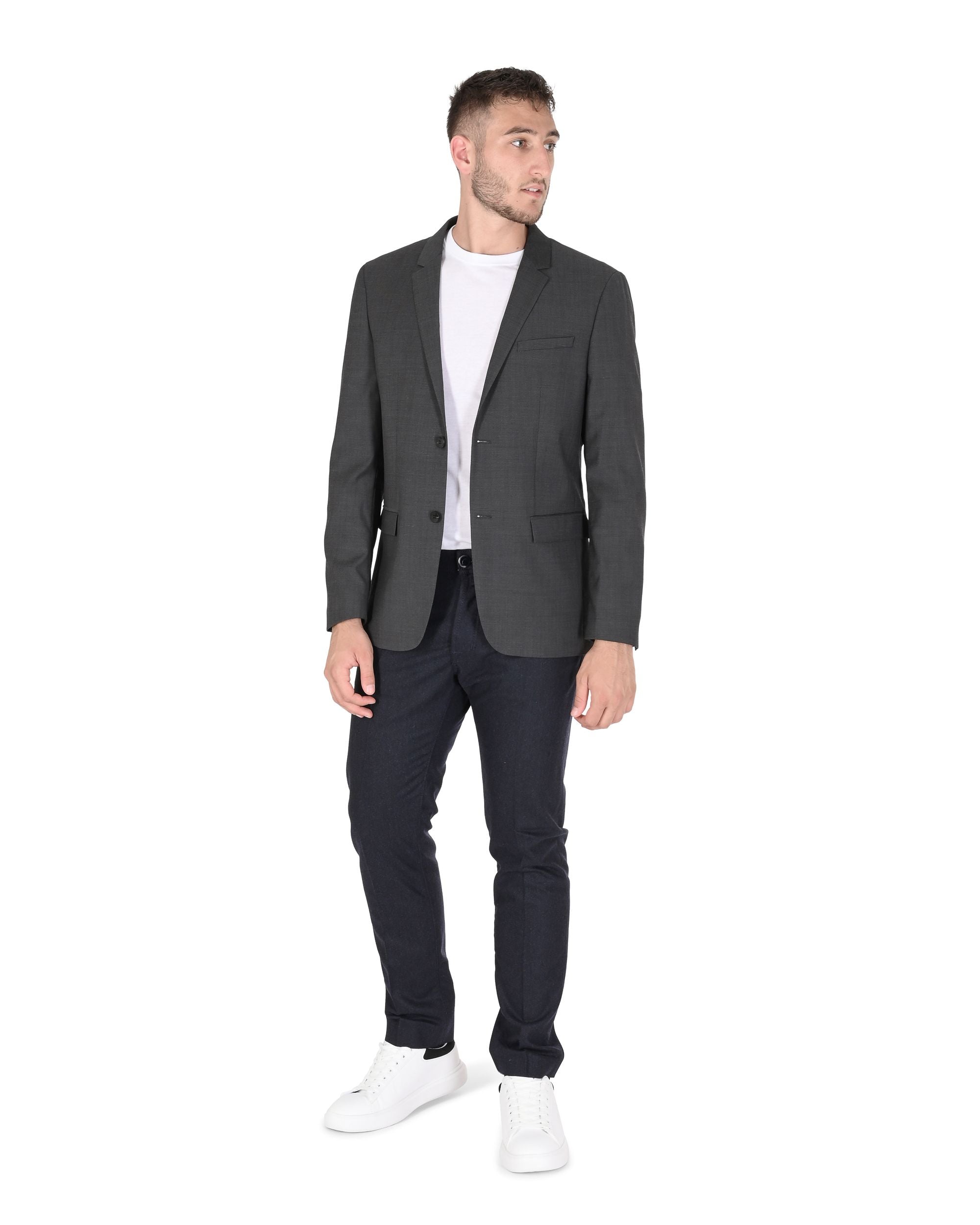 Calvin Klein Blazer da uomo grigio K1IK101985038