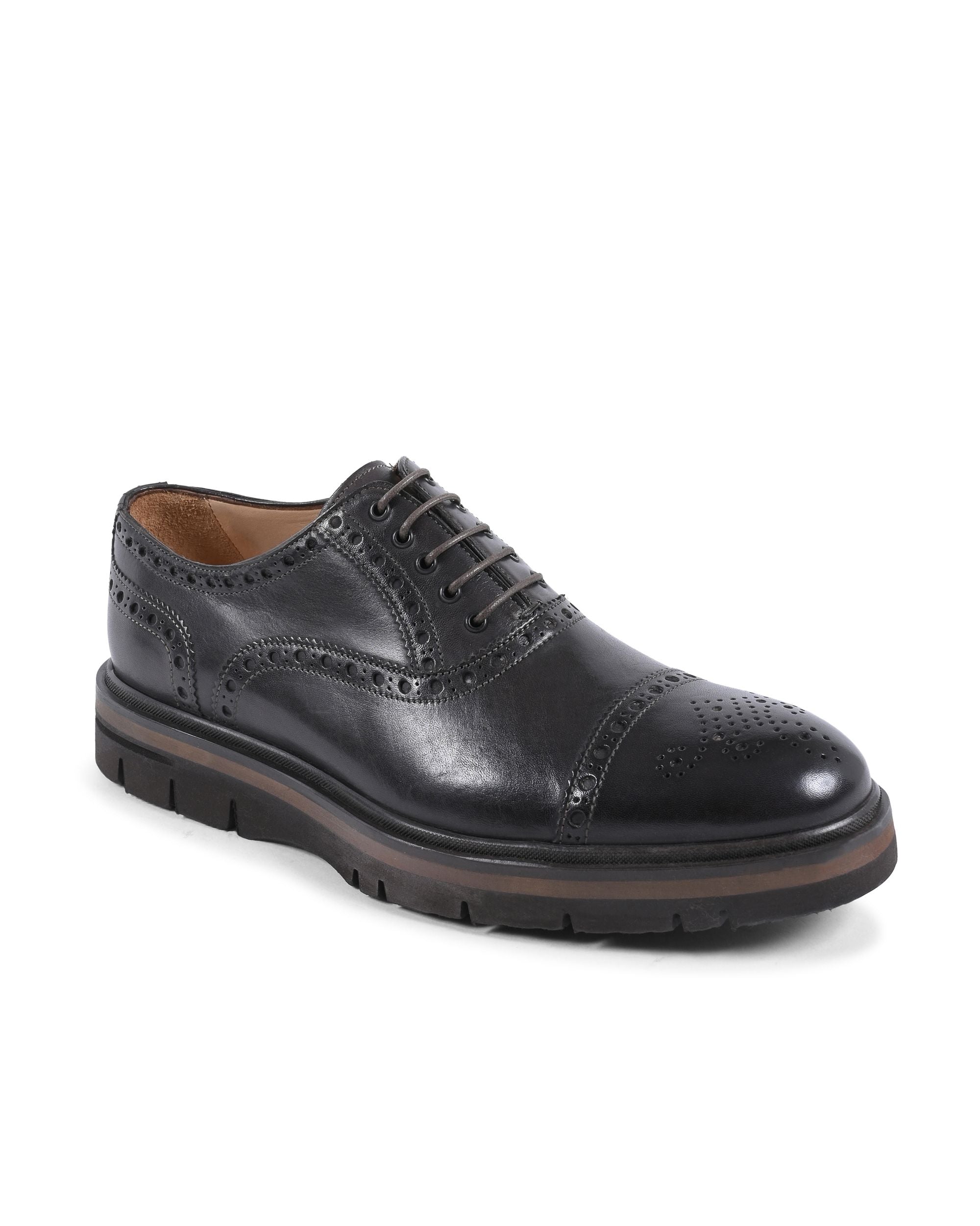 Scarpe Brogue Uomo Dee Ocleppo EB130 VITELLO T MORO