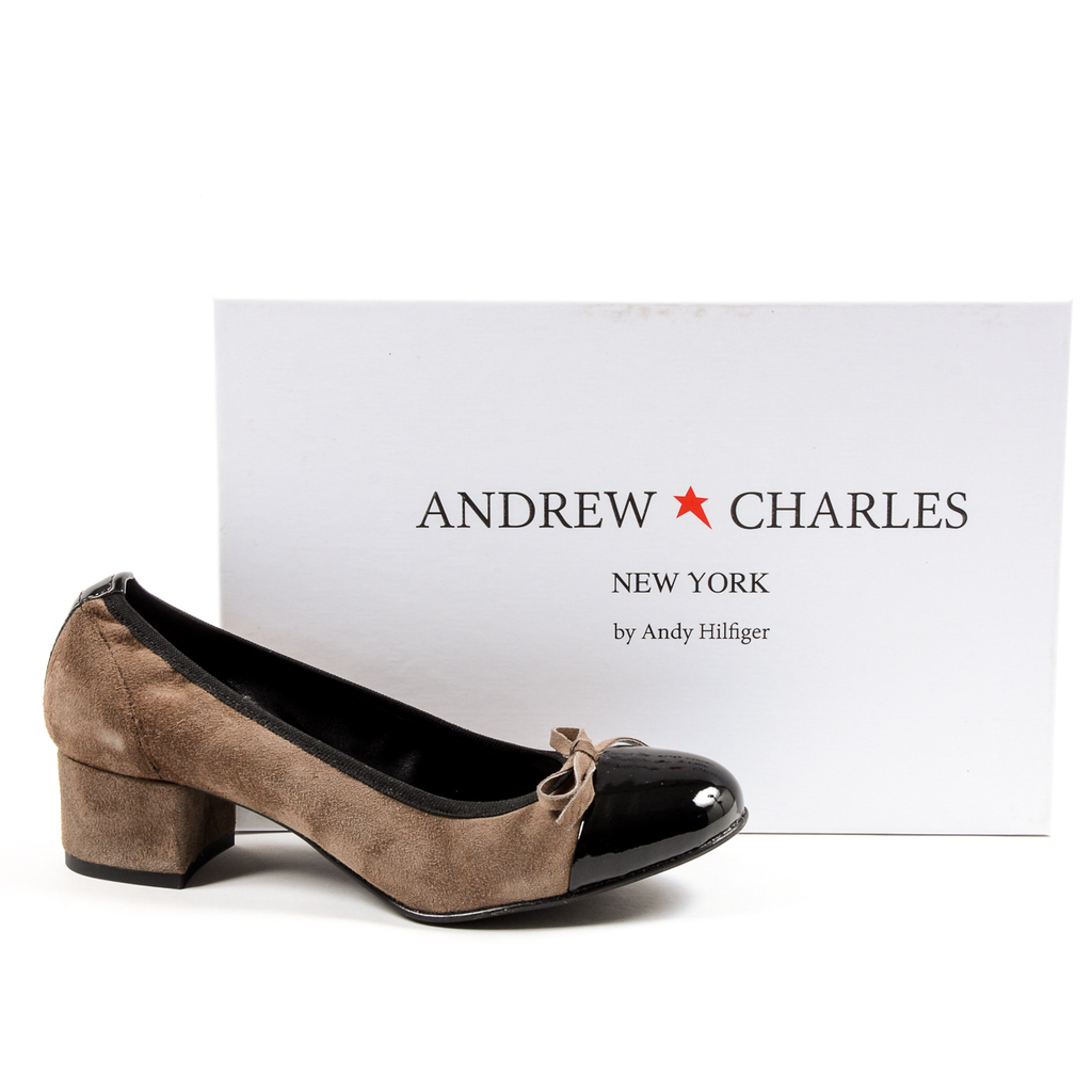 Andrew Charles Ballerina da donna color talpa FLORENCE