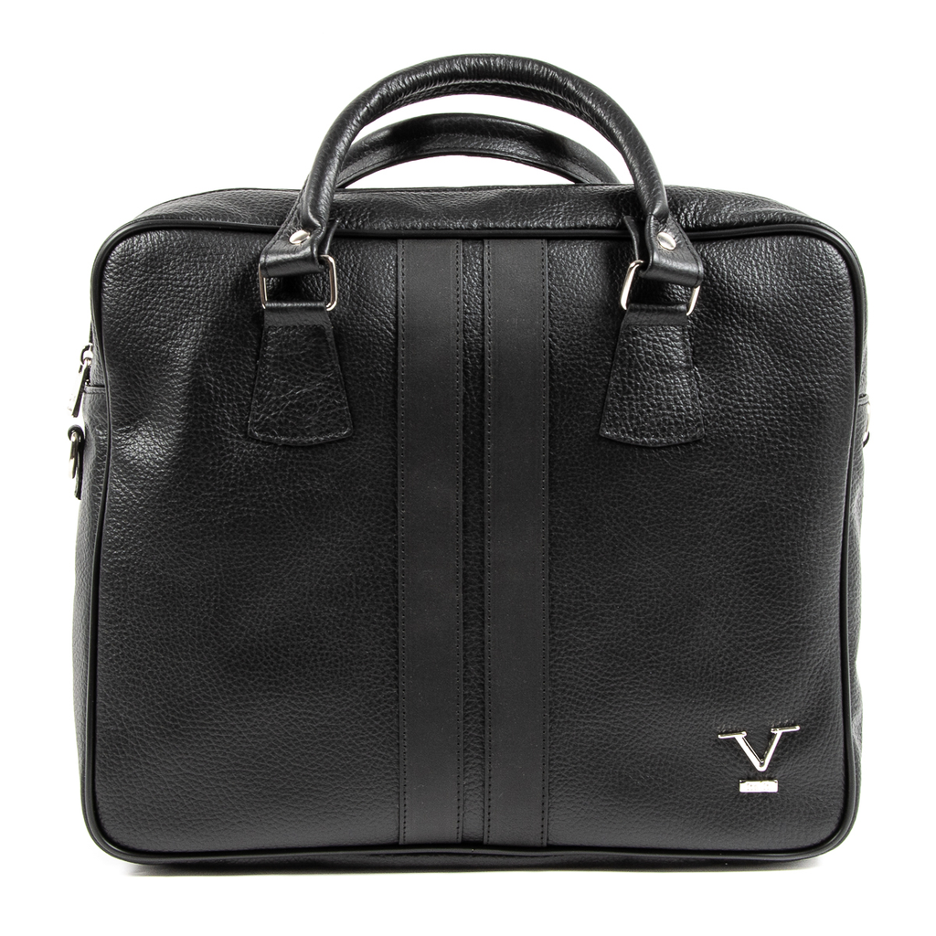 V 1969 Italia Borsa sportiva da uomo nera VENTURA