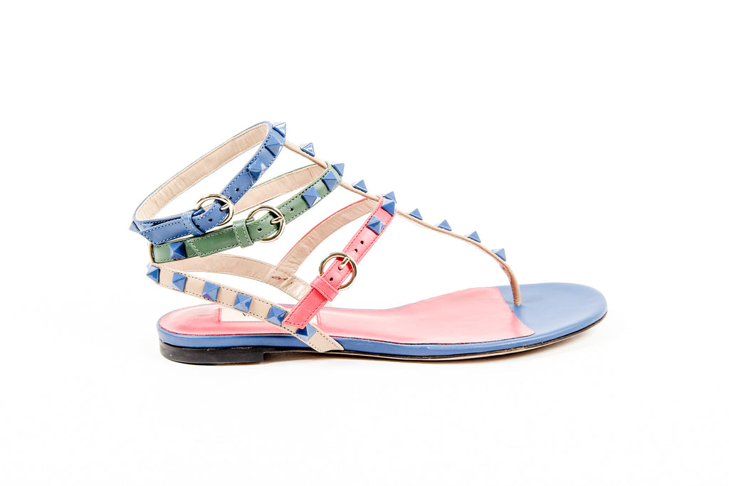 Sandalo piatto con cinturino alla caviglia da donna Valentino KW2S0812 VHE S64