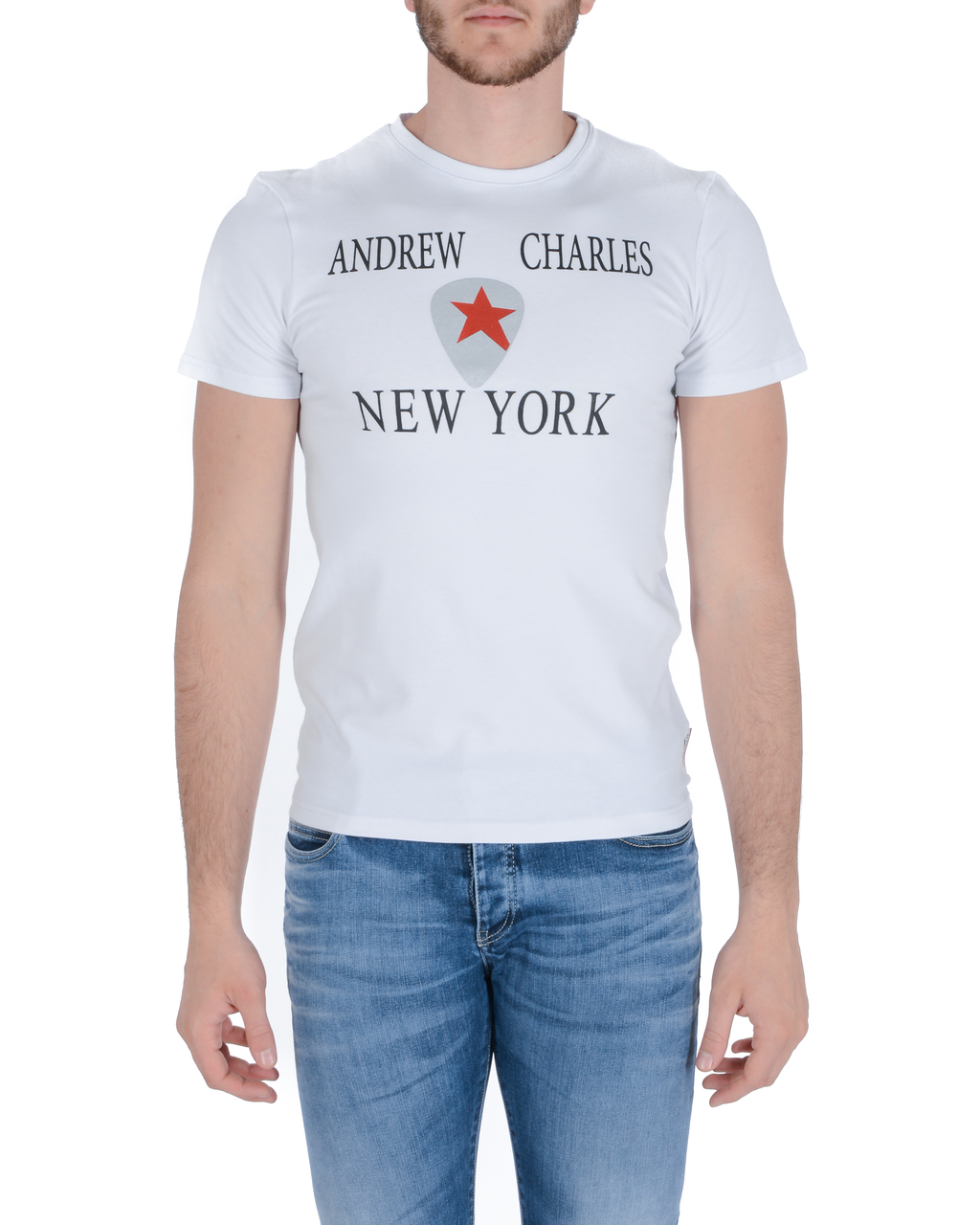 Maglietta da uomo Andrew Charles KEITA WHITE S14