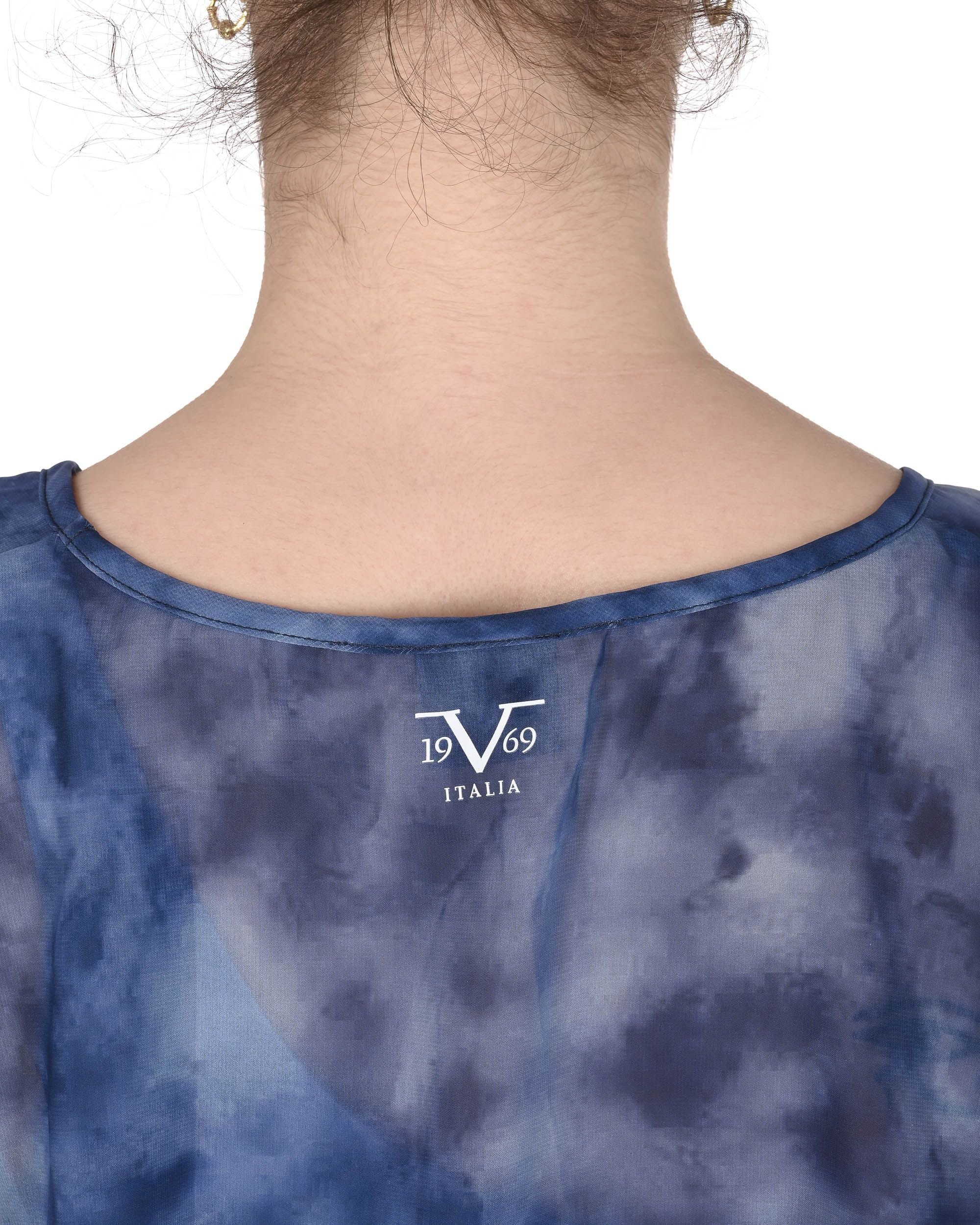 19V69 Italia Abito da bagno in chiffon da donna VSC1WCU07 NAVY