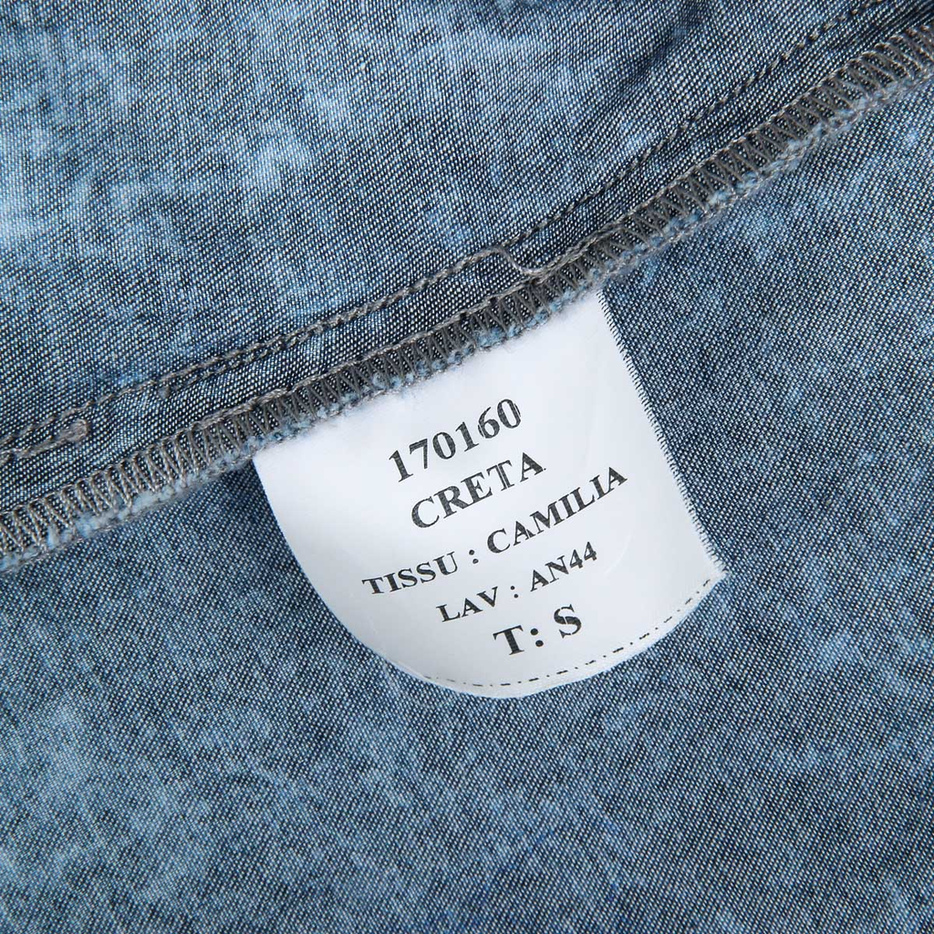 Camicia da donna Andrew Charles senza maniche in denim CAMILIA
