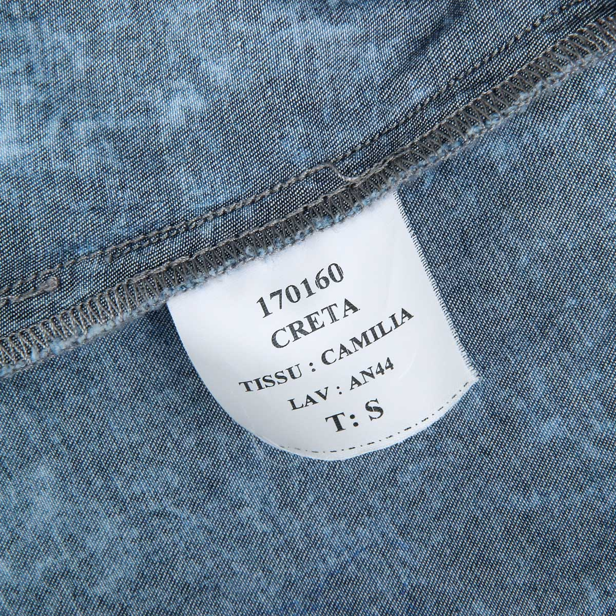 Camicia da donna Andrew Charles senza maniche in denim CAMILIA