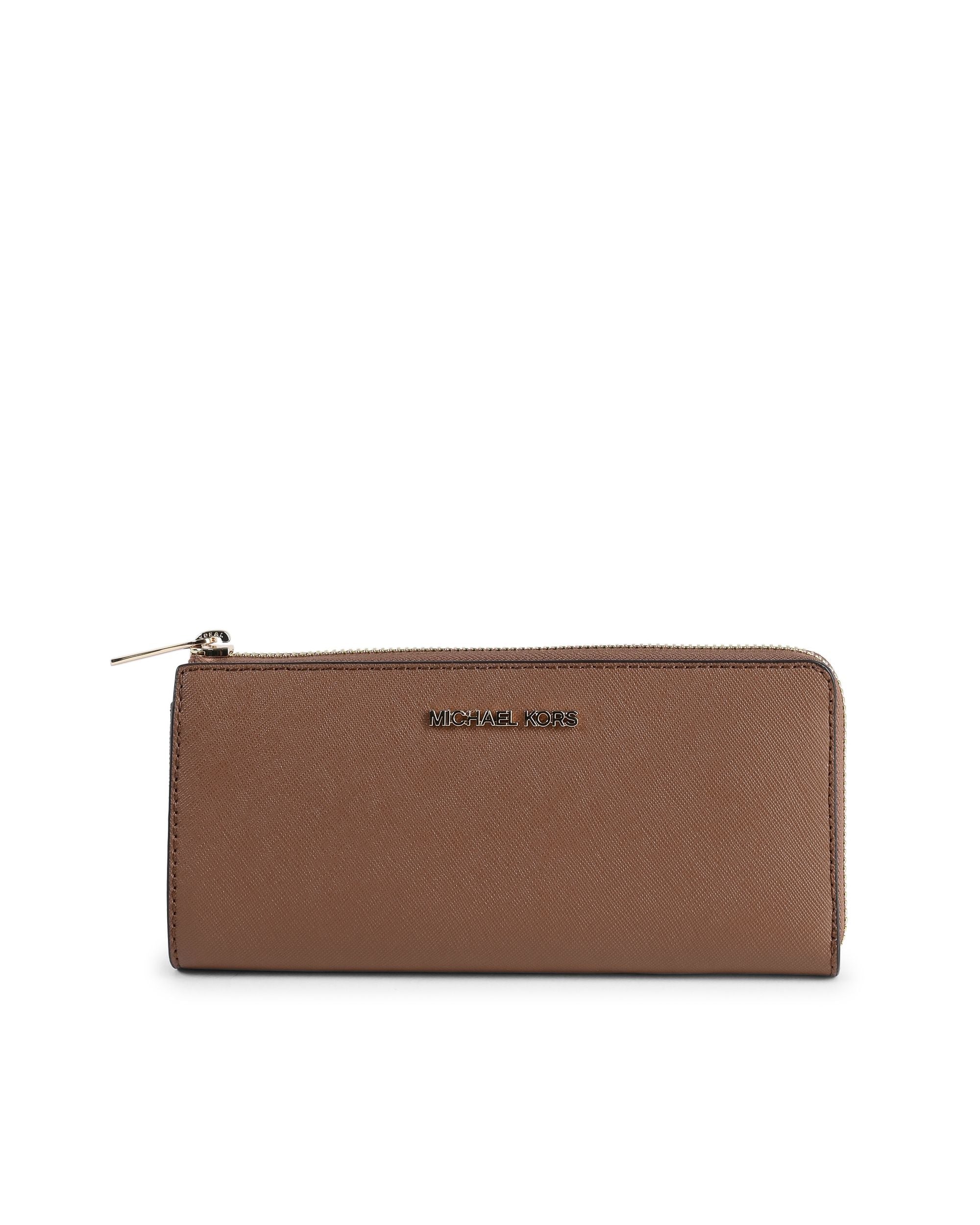 Portafoglio grande con cerniera a tre quarti Michael Kors 35T6GTVE3L LUGGAGE