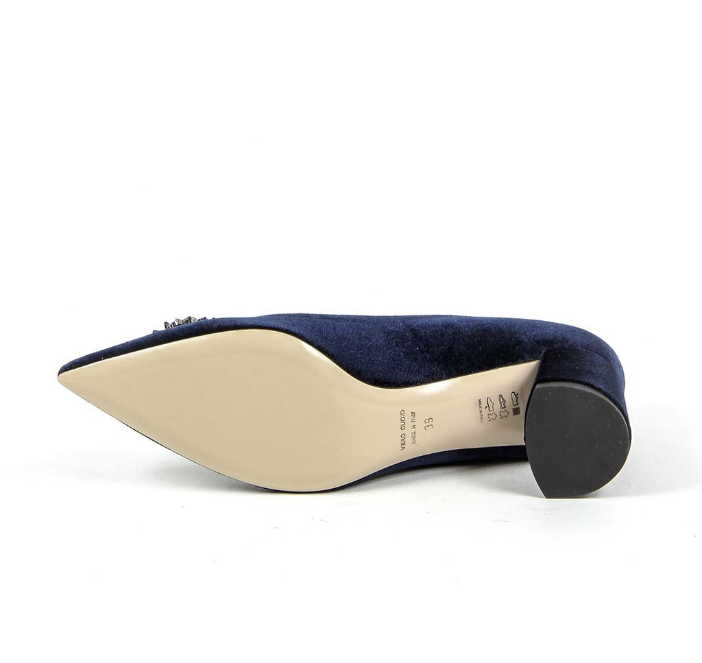 Décolleté da donna V 1969 Italia 3109244 VELLUTO BLU ROYAL