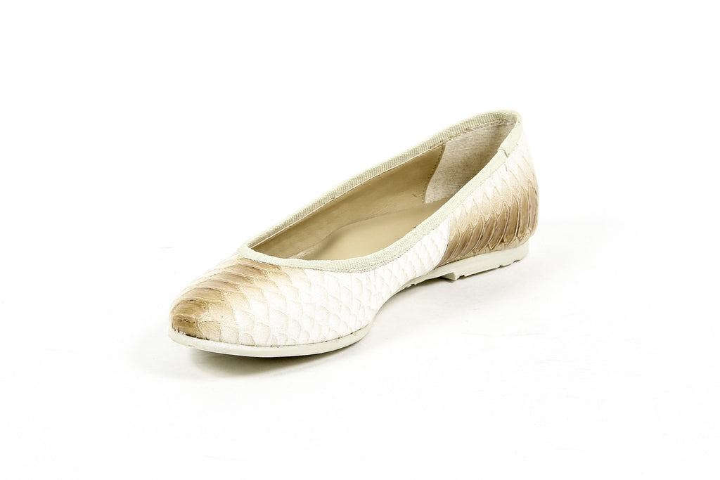 V 1969 Italia Ballerina da donna E08 PITONE BEIGE