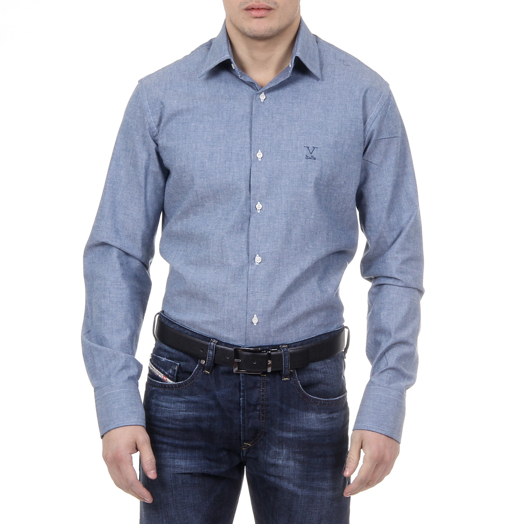 V 1969 Italia Camicia da uomo con collo classico 377 VAR. 508