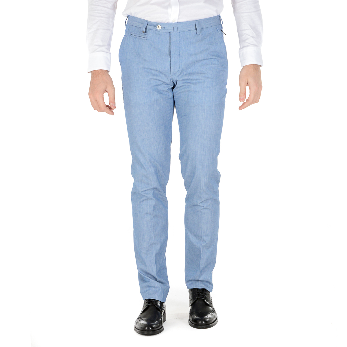 Corneliani Pantaloni Uomo Azzurro
