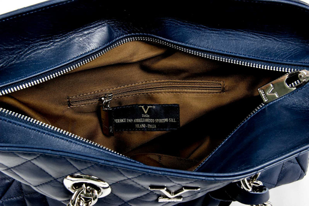 V 1969 Italia Borsa da donna V011 S BLUE JEANS