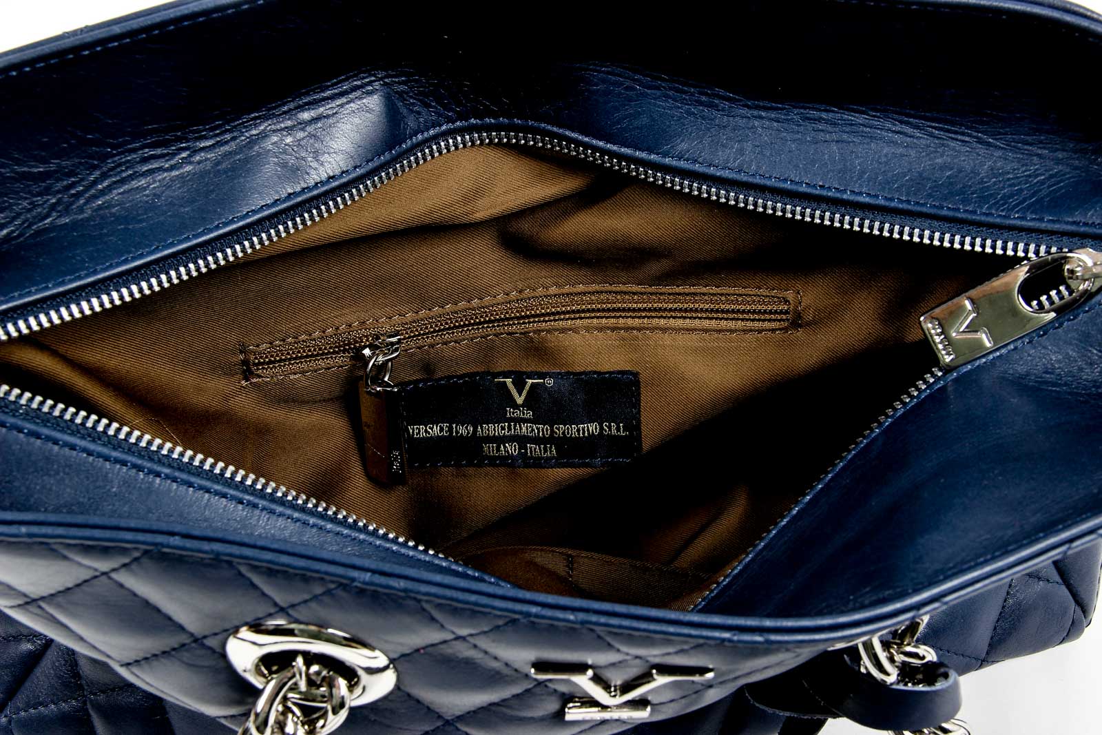 V 1969 Italia Borsa da donna V011 S BLUE JEANS