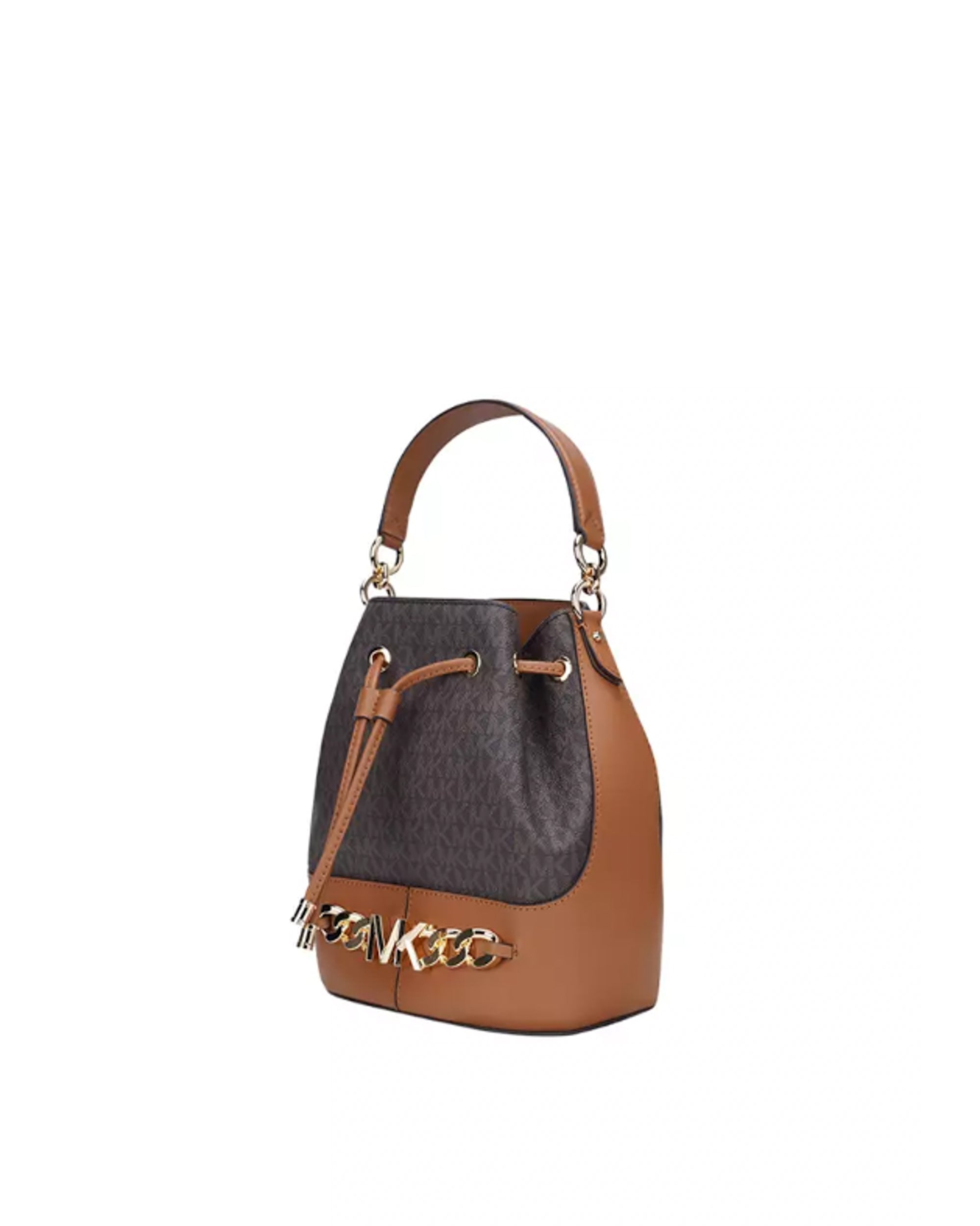Michael Kors Womens Md Bckt Shldr 30S2GDVS2B-Brn/Acorn