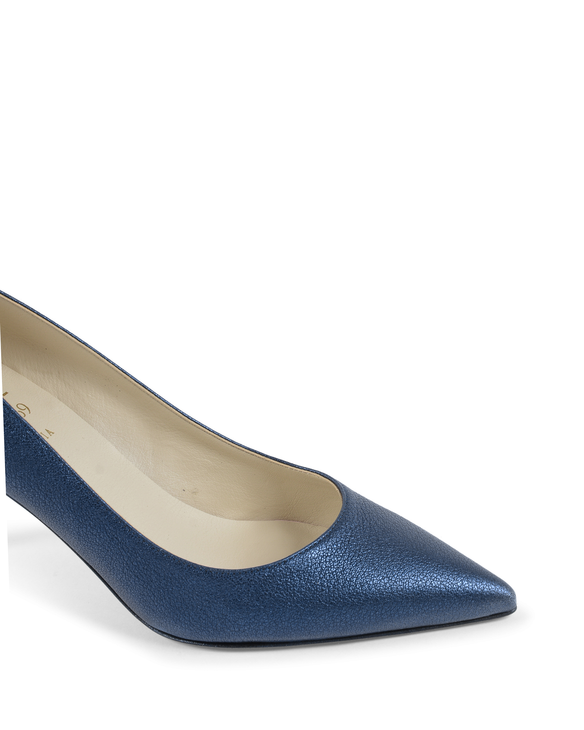 19V69 Italia Womens Pump Navy Blue INES65 BOTTOLATO OCEANO