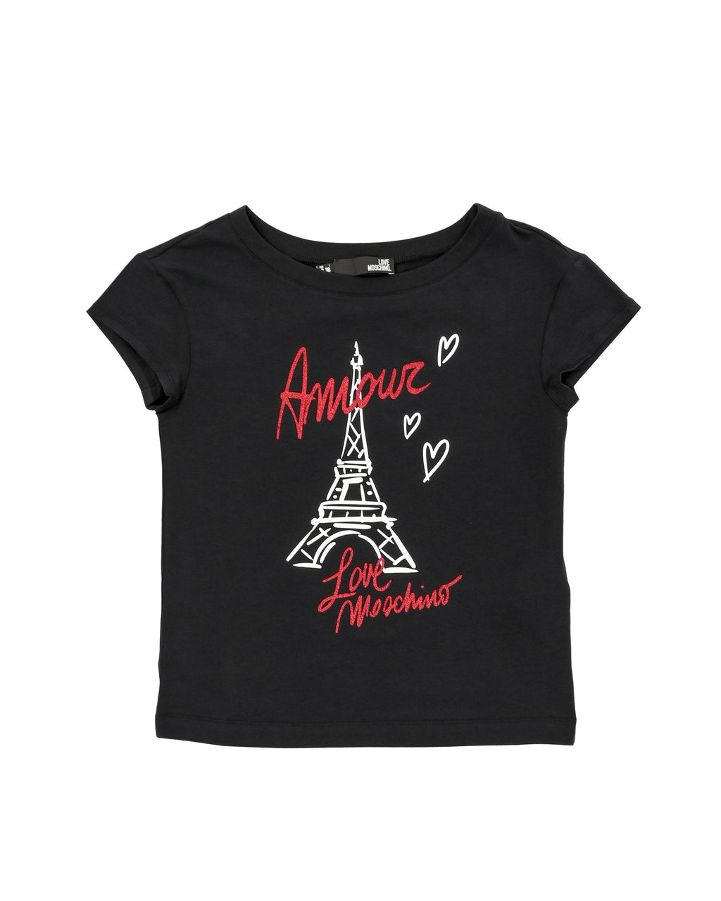 T-shirt da donna Love Moschino W 4 F30 2M E 2264 C74 NERO