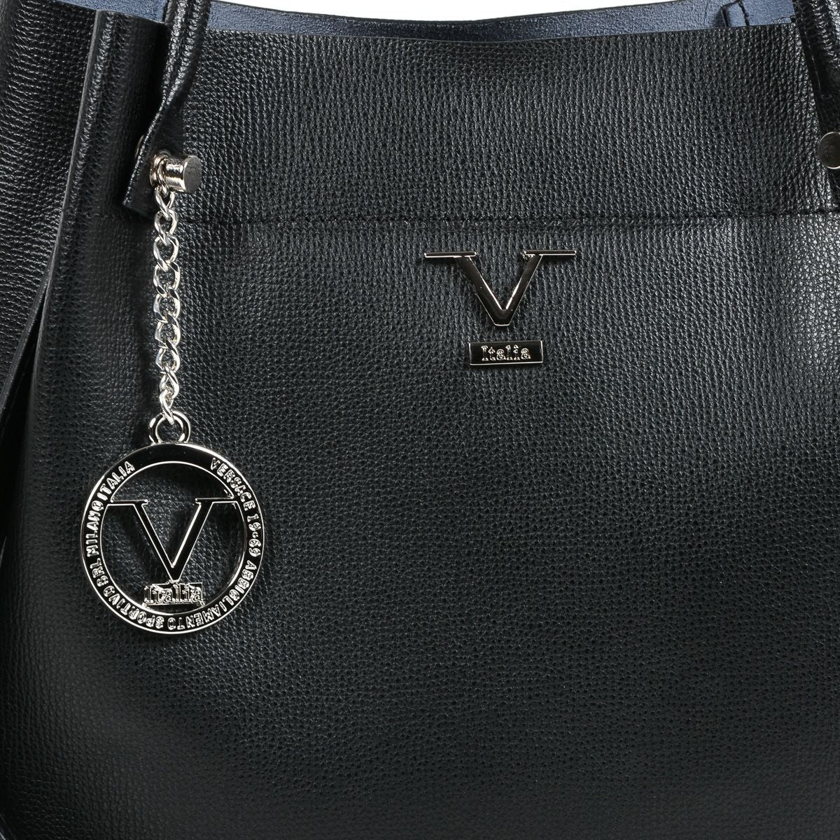 V 1969 Italia Borsa da donna nera TATIANA