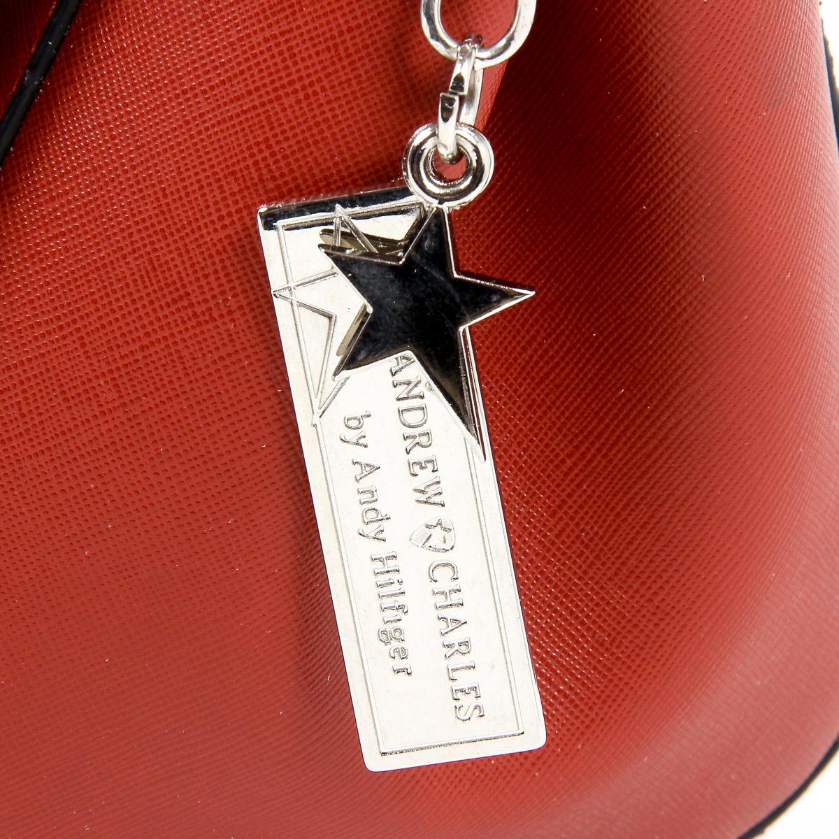 Borsa a mano da donna Andrew Charles rossa VERA