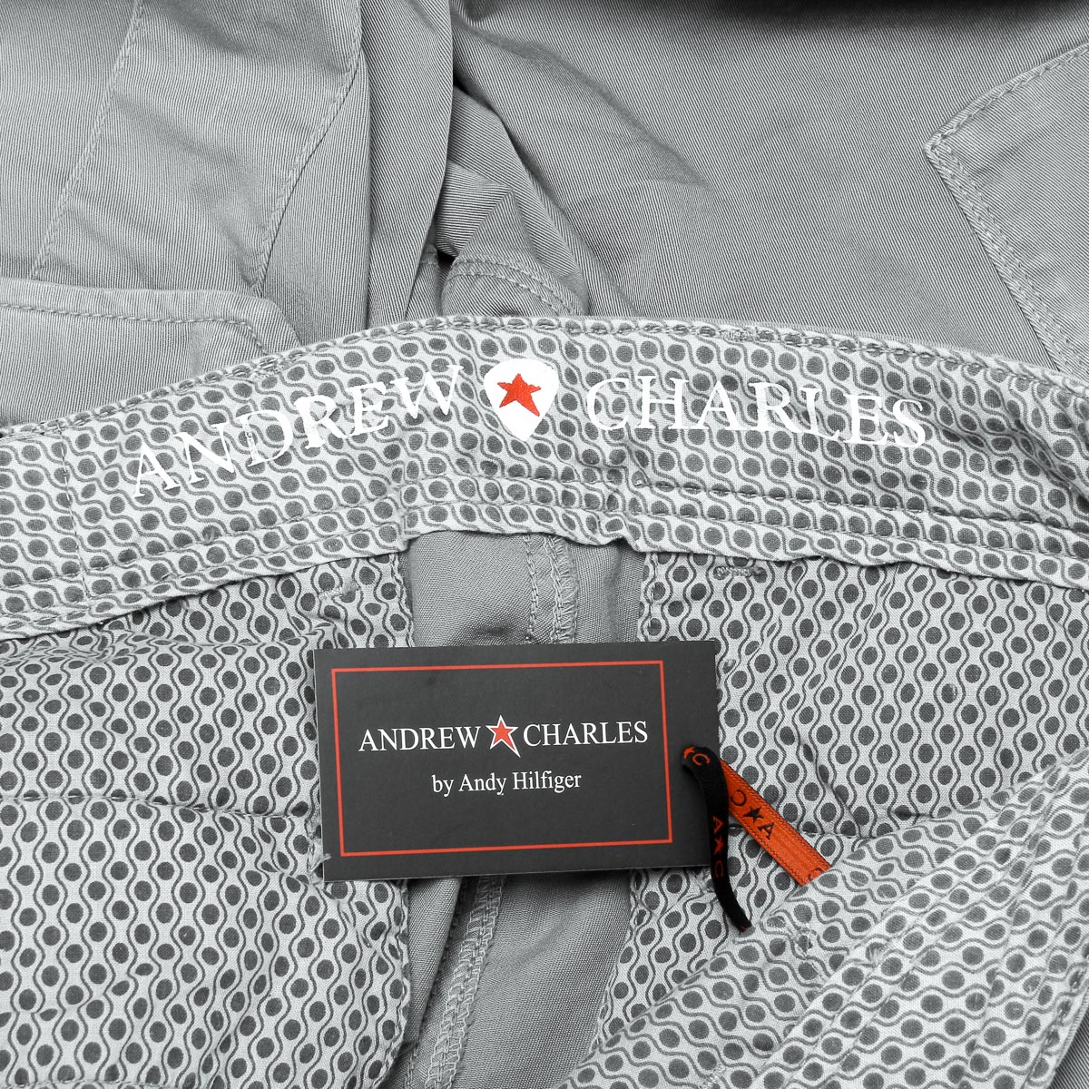 Pantaloncini da uomo Andrew Charles grigio chiaro JAKO