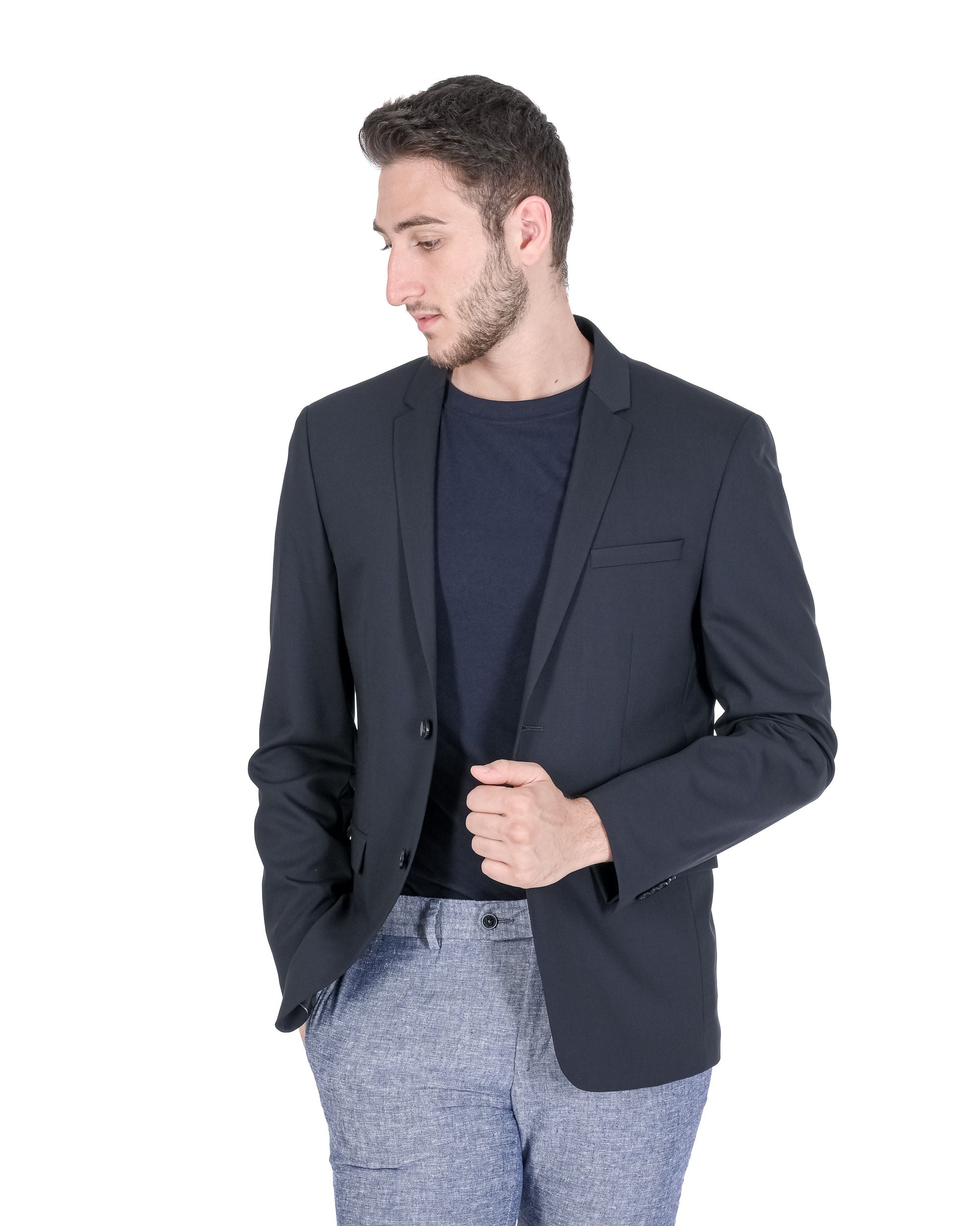 Calvin Klein Blazer da uomo blu K1EK101790411