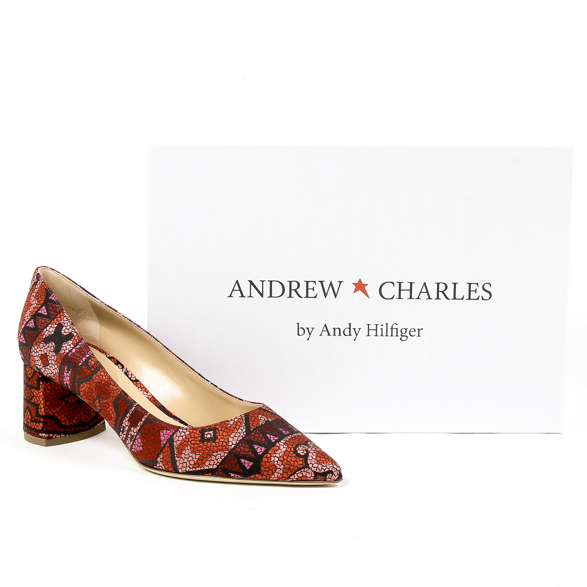 Andrew Charles Scarpe da donna con tacco multicolore in EVA