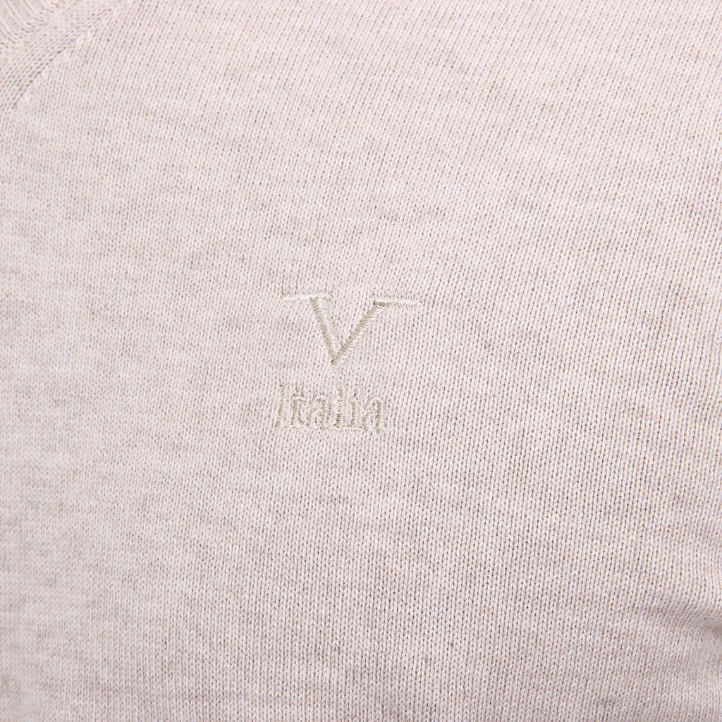 V 1969 Italia Maglione da uomo a maniche lunghe con scollo a V