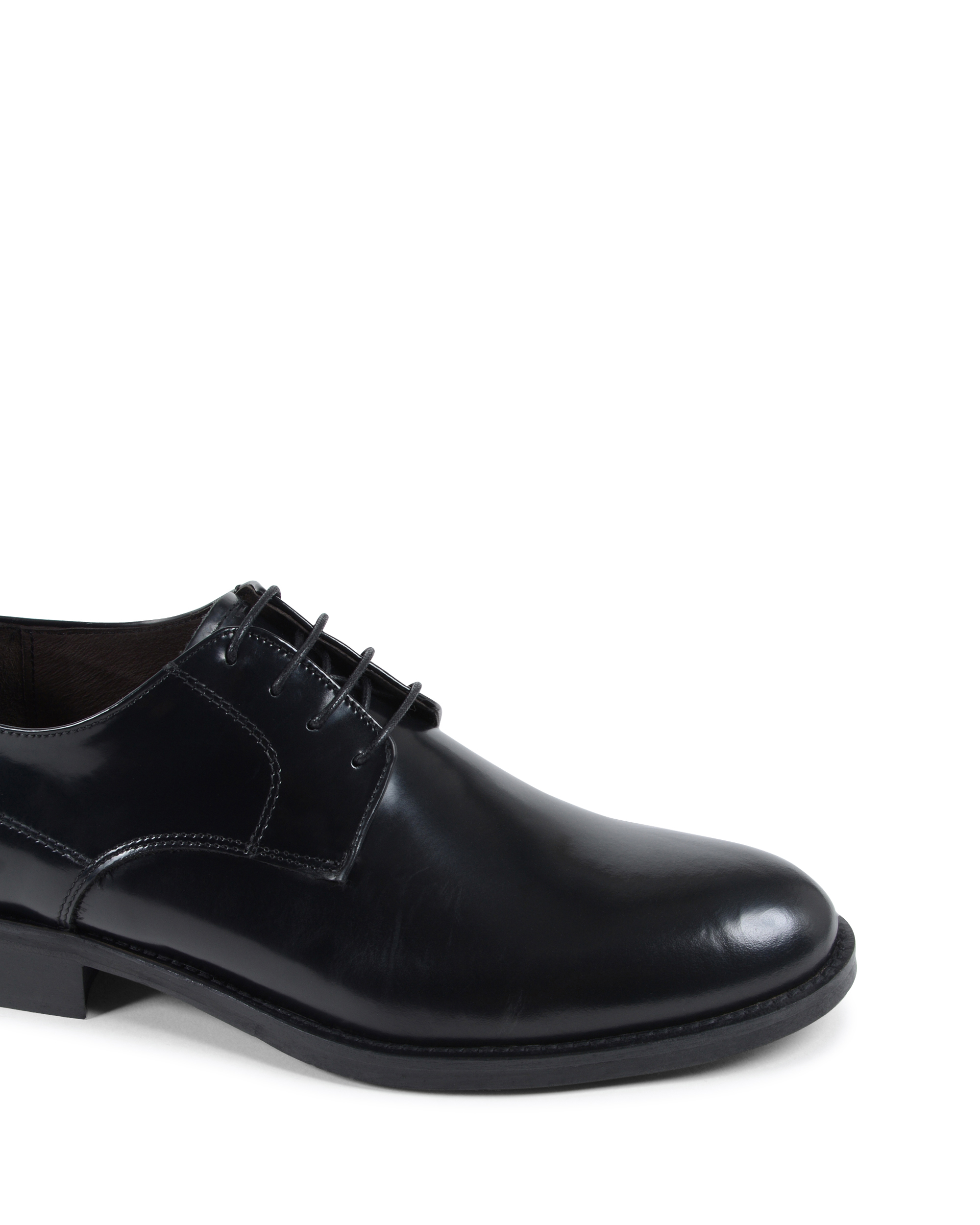 19V69 Italia Mens Classic Shoe Black 912 MP ABRASIVATO NERO