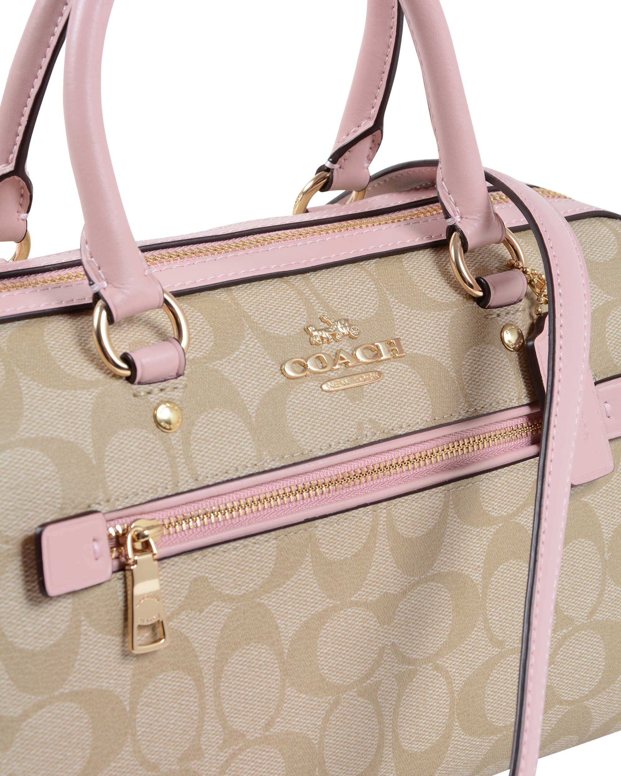 Borsa a mano da donna Coach Beige 83607 BLOSSOM